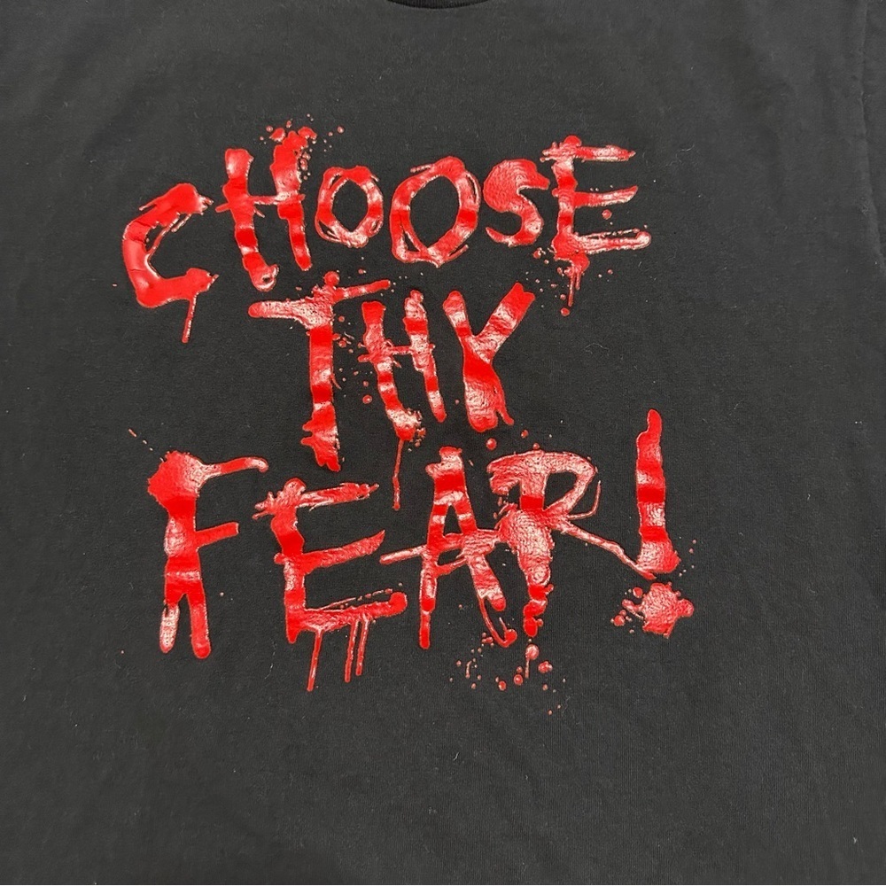 Vintage 2007 Universal Halloween Horror Nights Choose Thy Fear T-Shirt Size S - Picture 3 of 11
